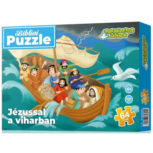 Jézussal a viharban - Bibliai puzzle