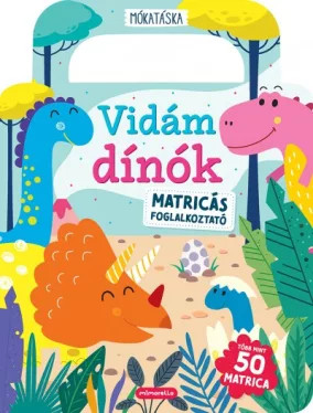 Vidám dínók – Matricás foglalkoztató