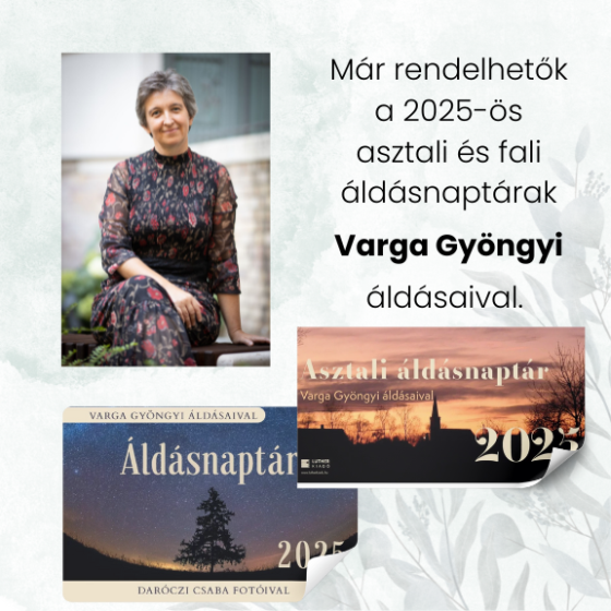 Varga Gyöngyi 2025-ös áldásnaptárai